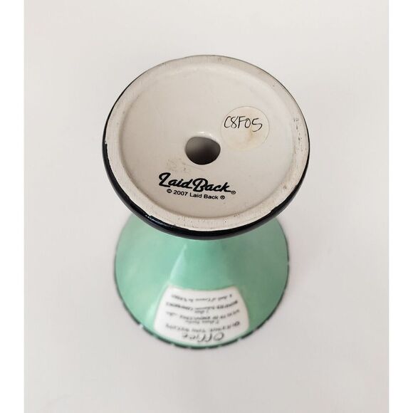 Office Quennie 7" Tini Martini Glasses Color Mint Green/Black - Picture 5 of 6